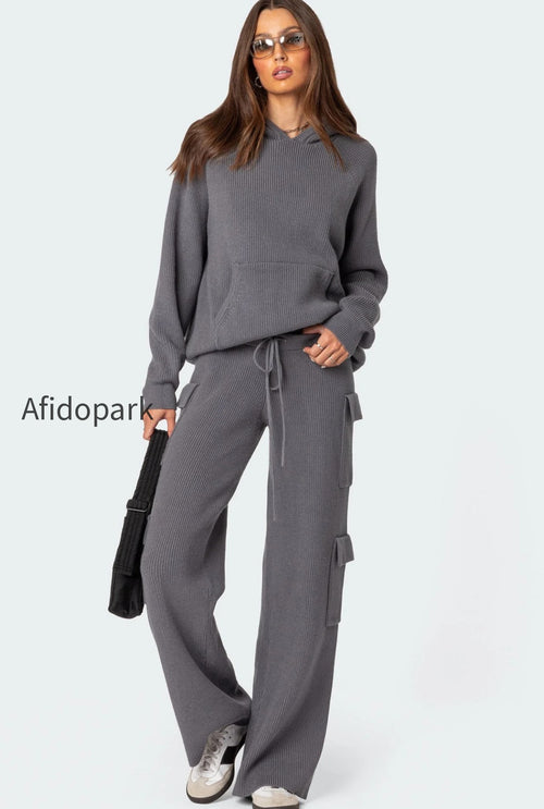 Wynter Knit Cargo Trousers