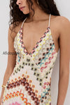 striped-knit-cutout-texture-maxi-dress
