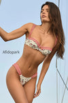 fresh-floral-plaid-patchwork-bikini-set