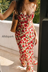 romantic-floral-slim-maxi-dress