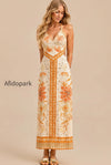 royal-print-waist-maxi-boho-dress