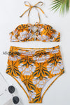 fresh-print-long-skirt-three-piece-swim-set