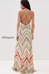 striped-knit-cutout-texture-maxi-dress