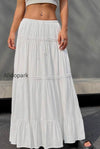 ballet-gentle-white-low-waist-a-line-maxi-skirt