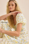 puff-sleeve-floral-v-neck-boho-dress