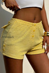 chic-y2k-vintage-beach-vacation-drawstring-shorts